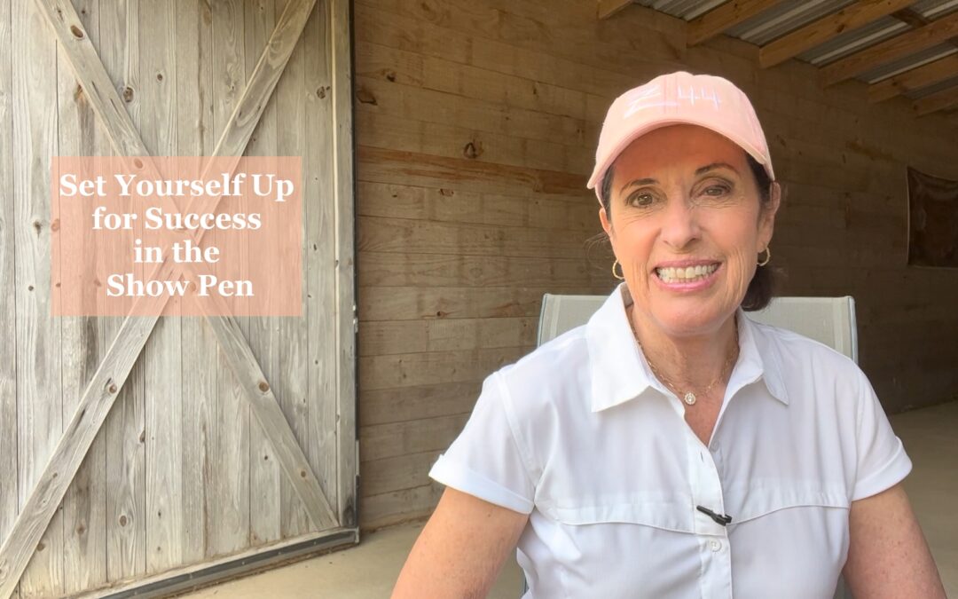 Set Yourself Up for Success in the Show Pen
